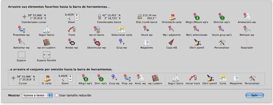 Personalizar barra herramientas plotter