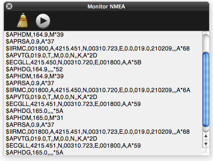 Monitor NMEA